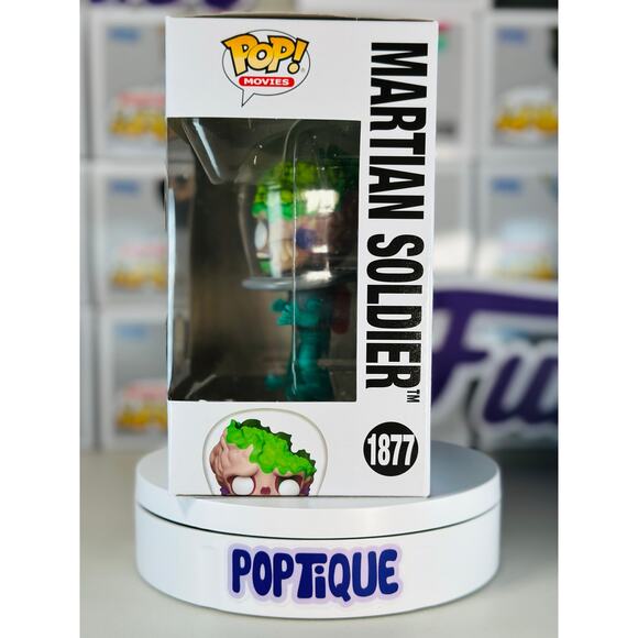 Mars Attacks Martian Soldier Funko Pop! #1877 - Specialty Series - CHASE - Picture 2 of 6